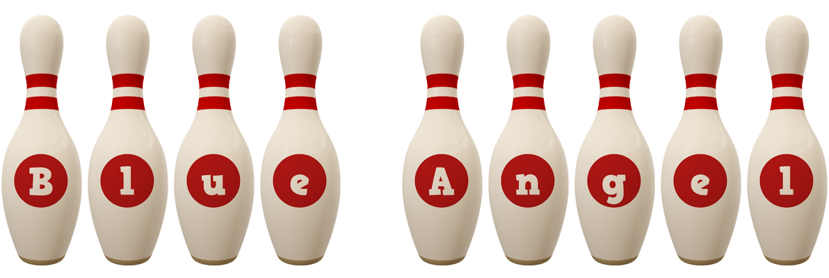 Blue Angel bowling-pin logo
